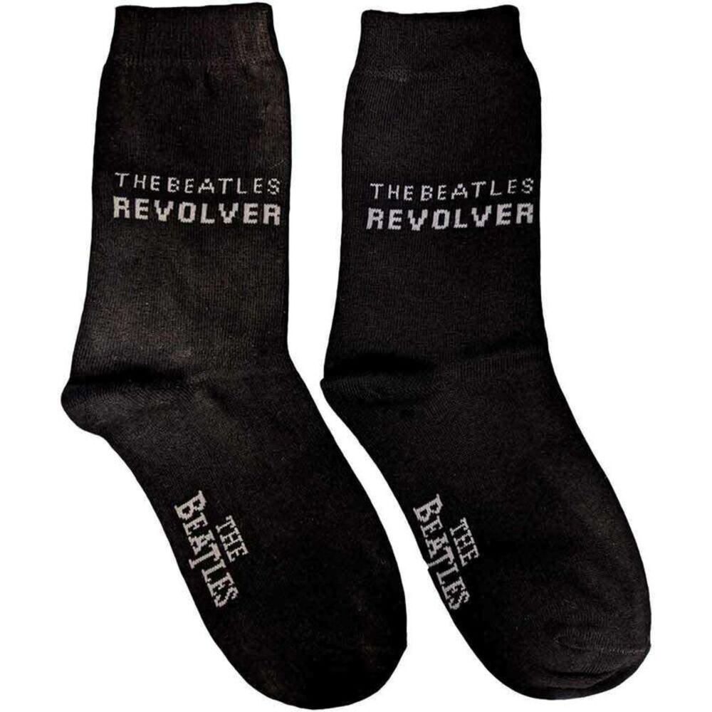 The Beatles Womens/Ladies Revolver Socks / Black